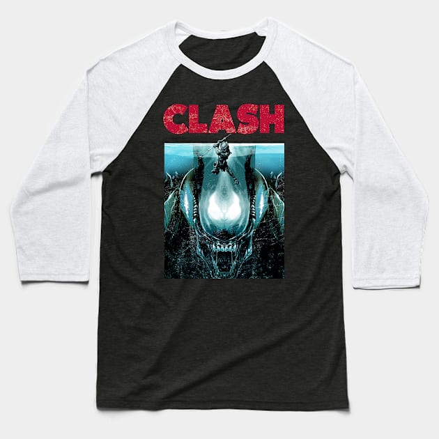 Clash Baseball T-Shirt by clingcling